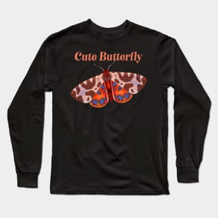 Gift For Women And Girls - Cute Butterfly Long Sleeve T-Shirt